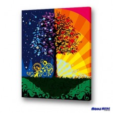 數字油畫 世界樹
