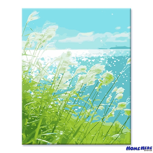 數字油畫 夏日蒲公英