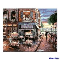 數字油畫 街邊童話 數字油畫 街邊童話