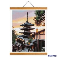 鑽石畫 京都 八坂塔 掛軸無框版