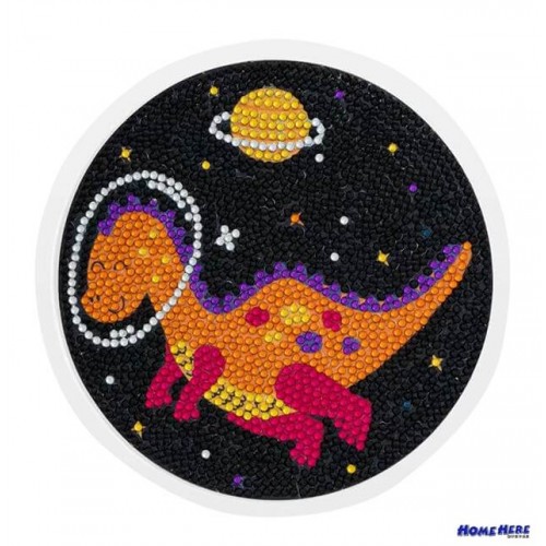 相框鑽石畫 宇宙恐龍 水晶亮鑽