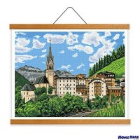 鑽石畫 奧地利大鐘山聖血鎮 掛軸無框版