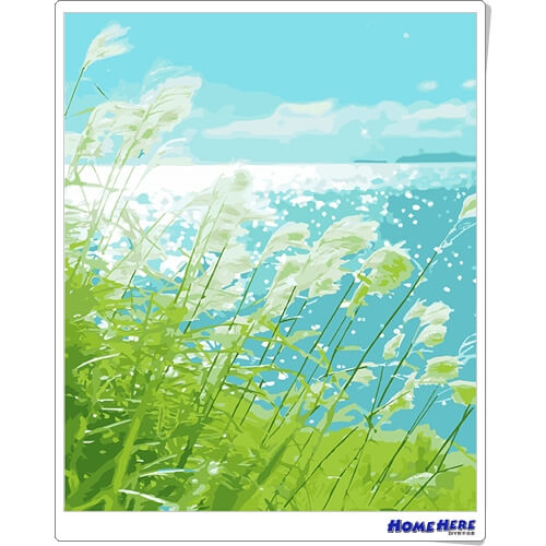 數字油畫 夏日蒲公英