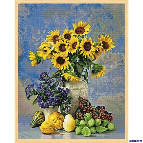 鑽石畫 瓜果盛宴 大尺寸無框畫布 鑽石畫 瓜果盛宴 大尺寸無框畫布