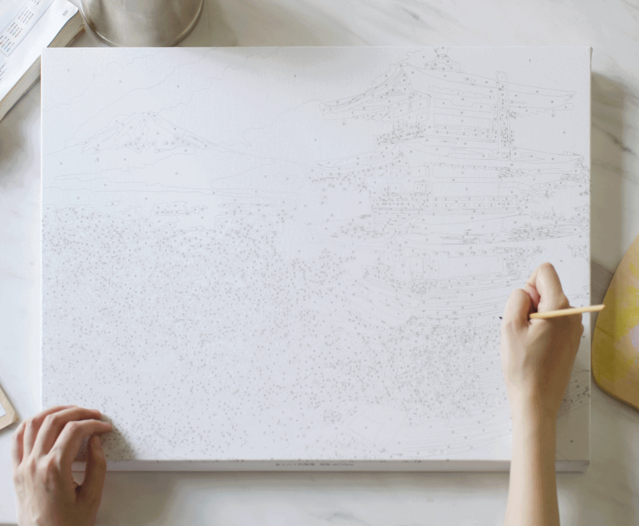 數字油畫一路繽紛